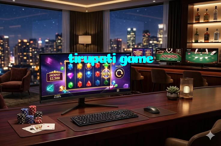 tirupati game casino presented on mobile device in Pakistan with slots and live games
